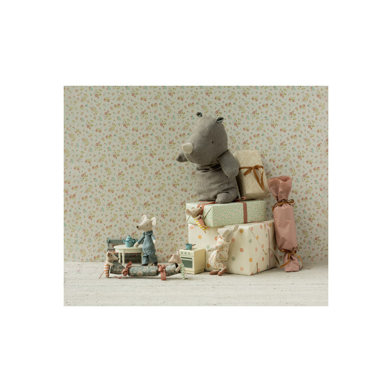 Maileg - Safari friends, Rhino, Medium - Dark grey