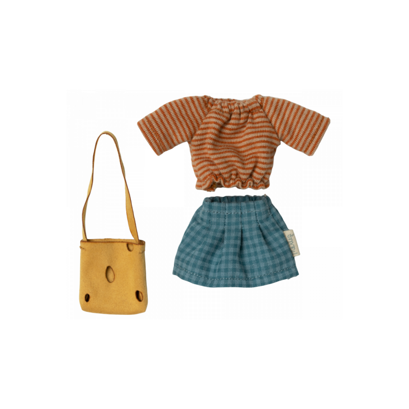 Maileg - Kläder till mamma mus, randig tröja