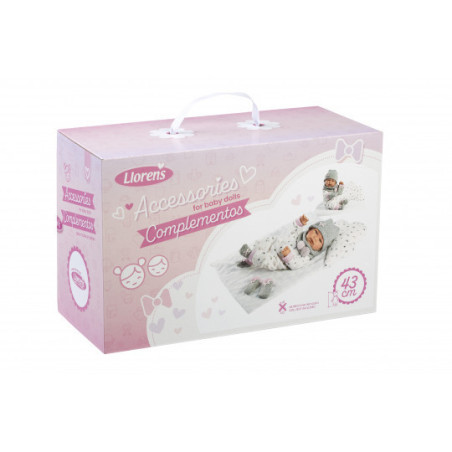 Llorens spansk docka - Kläder med tillbehör "Moln"