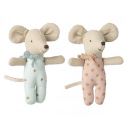 Maileg - Babymöss i tändsticksask, twins