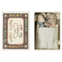 Maileg - Babymöss i tändsticksask, twins