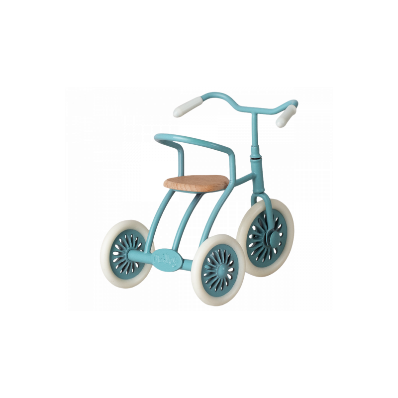 Maileg - Abri à tricycle, Mouse - Petrol blue