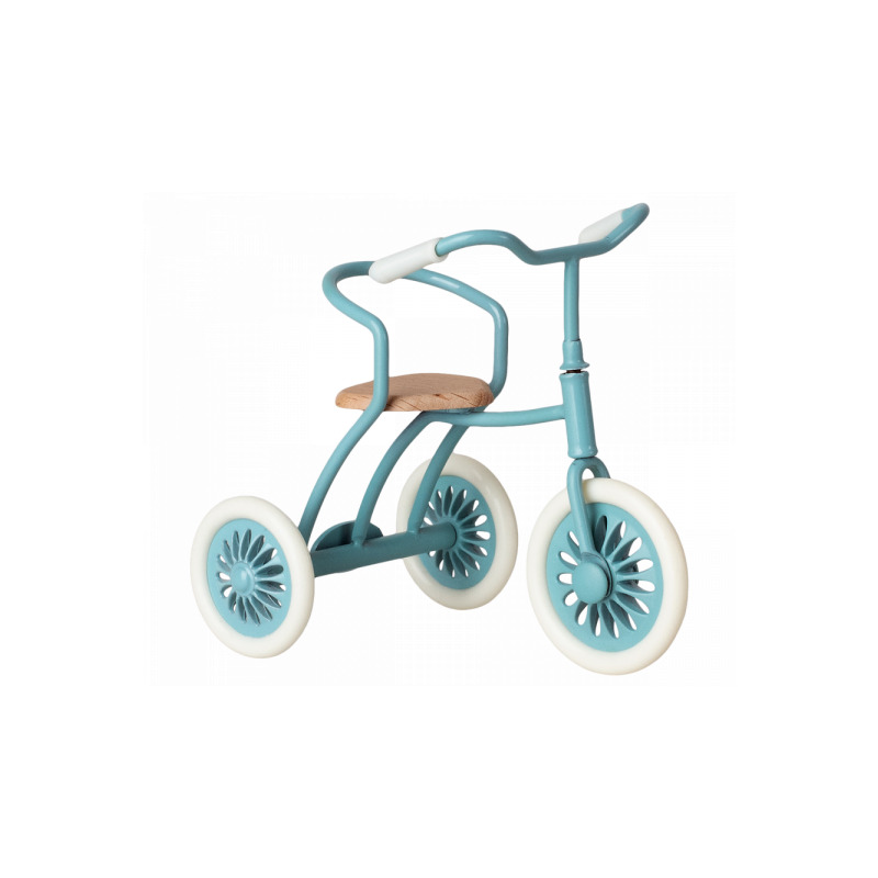 Maileg - Abri à tricycle, Mouse - Petrol blue