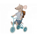 Maileg - Abri à tricycle, Mouse - Petrol blue