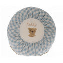 Maileg - Kudde Rund small, Teddy Checked