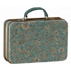 Maileg - Small suitcase, Blossom Blue