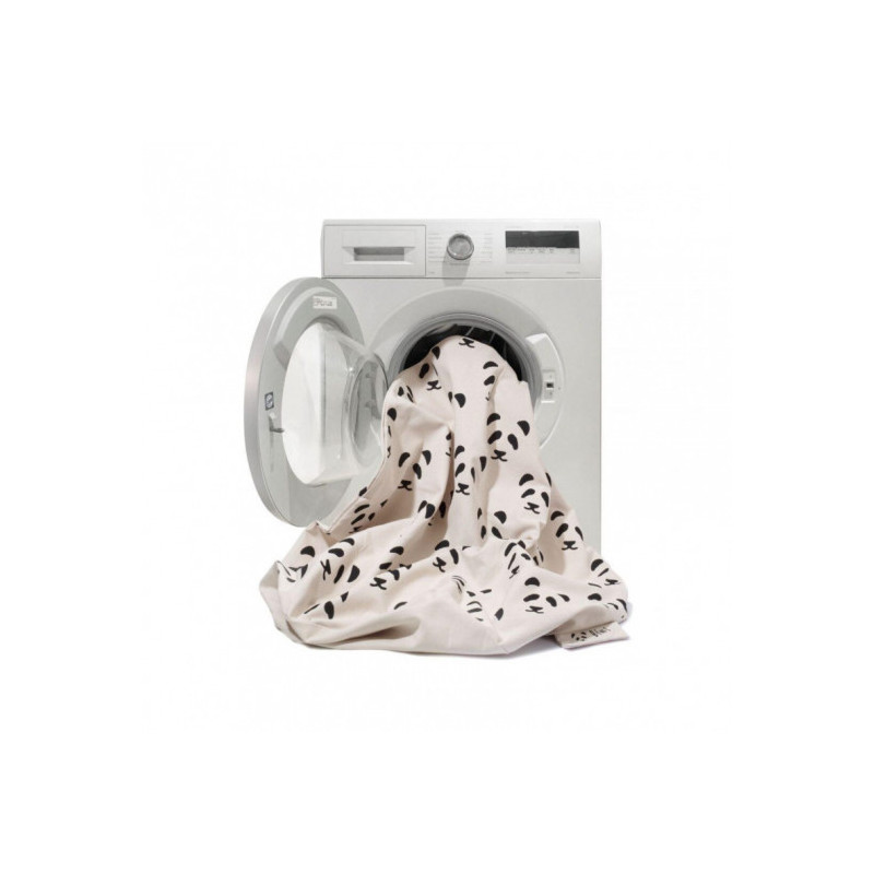 Bini - Saccosäck med Panda, handtag svart