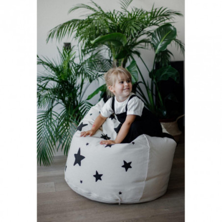 Bini - Saccosäck med Stjärnor, handtag svart