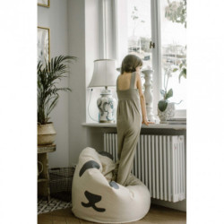 Bini - Saccosäck med Stjärnor, handtag grå