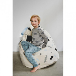 Bini - Saccosäck B-Boy, handtag blå