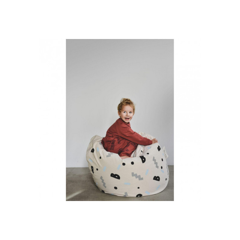 Bini - Saccosäck B-Boy, handtag blå