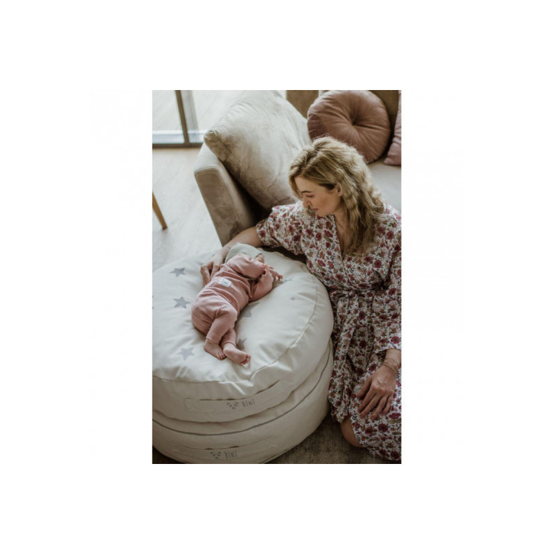 Bini - Pouf med Stjärnor, grå