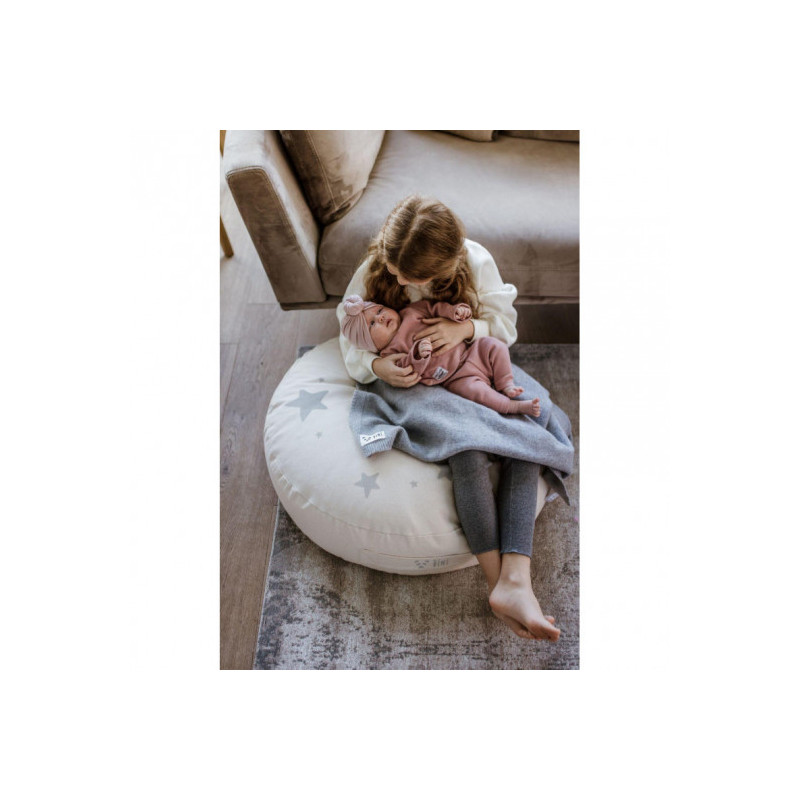 Bini - Pouf med Stjärnor, grå