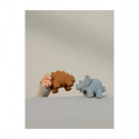 Liewood - David gummileksak dino blue multi mix, 3-pack