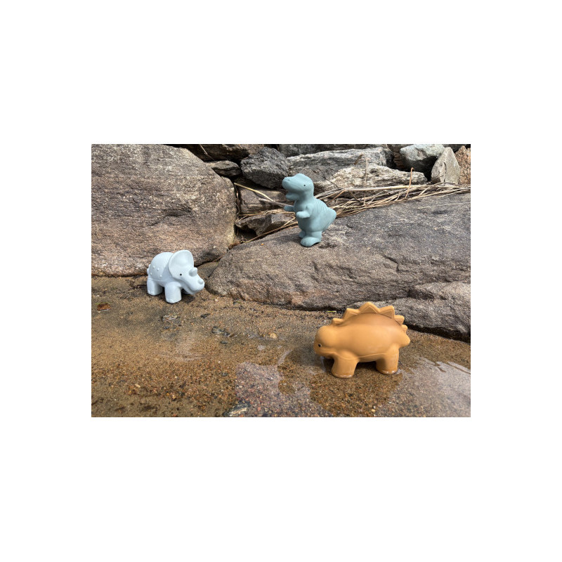 Liewood - David gummileksak dino blue multi mix, 3-pack