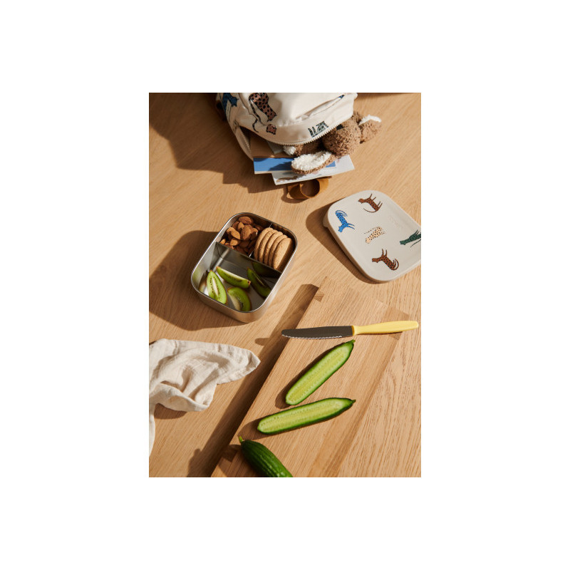 Liewood - Arthur Lunchbox, Alphabet / Sandy