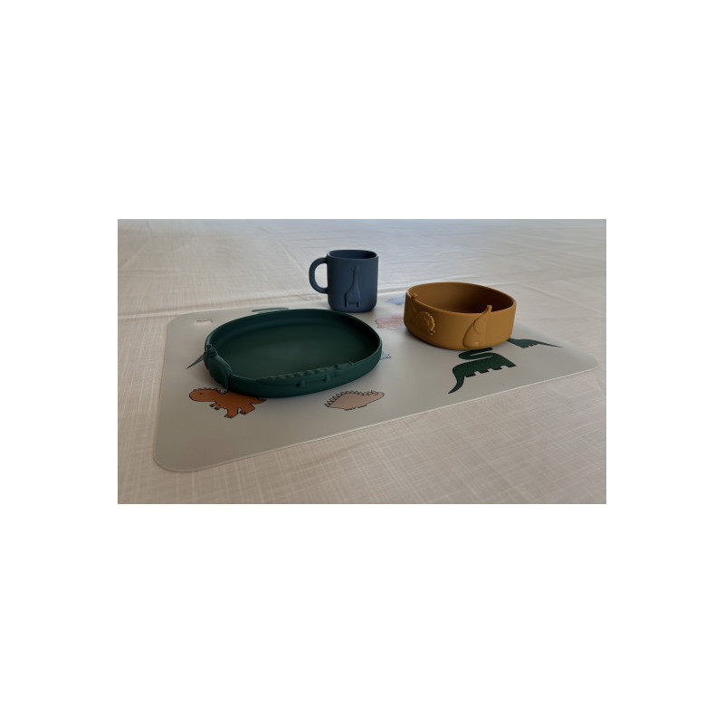 Liewood - Kine Matservis 3-delar, Golden Caramel