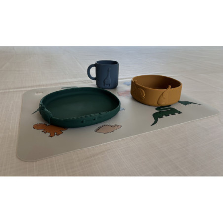 Liewood - Kine Matservis 3-delar, Golden Caramel