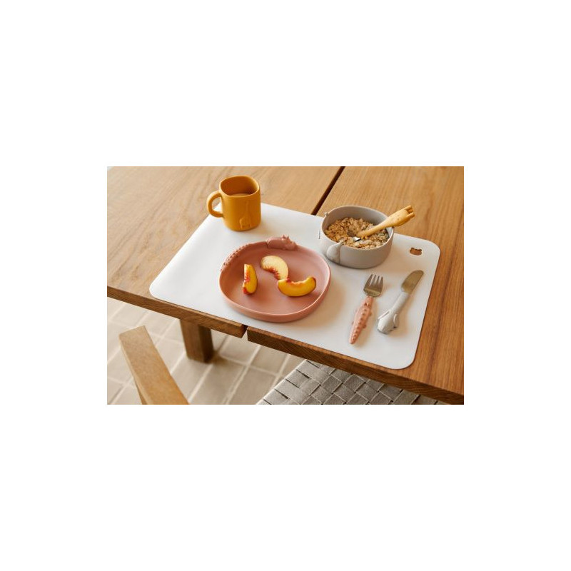 Liewood - Kine Matservis 3-delar, Tuscany Rose