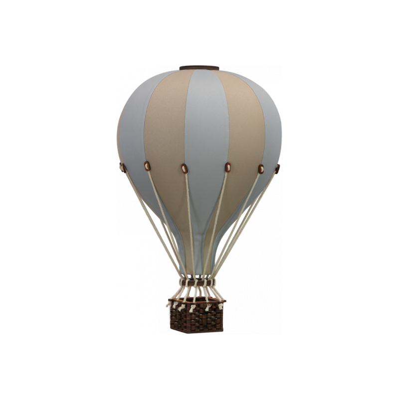 Super Balloon - Luftballong Small Beige/ljusblå