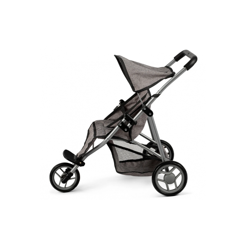 MAMAMEMO - Jogger tvillingdockvagn, grå