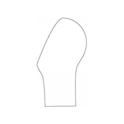 Konges slöjd - Napp anatomisk sugdel, Blush 0-6 mån