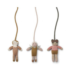 Liewood - 3-pack Babygymsfigurer Doll rose multi mix