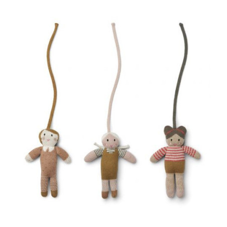 Liewood - 3-pack Babygymsfigurer Doll rose multi mix