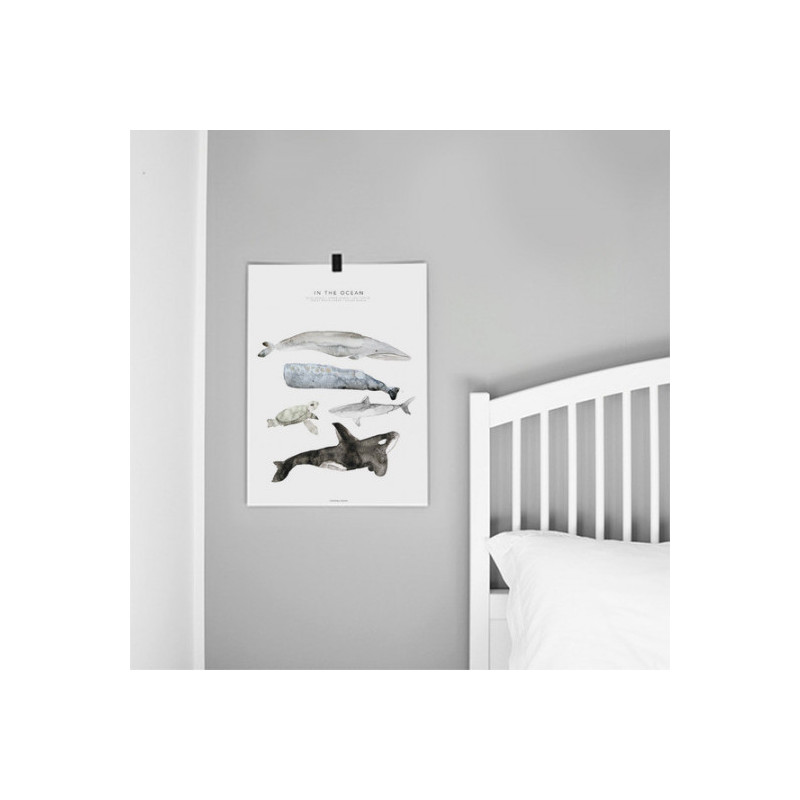 Fashionell - Poster, In the Ocean 40x50 cm