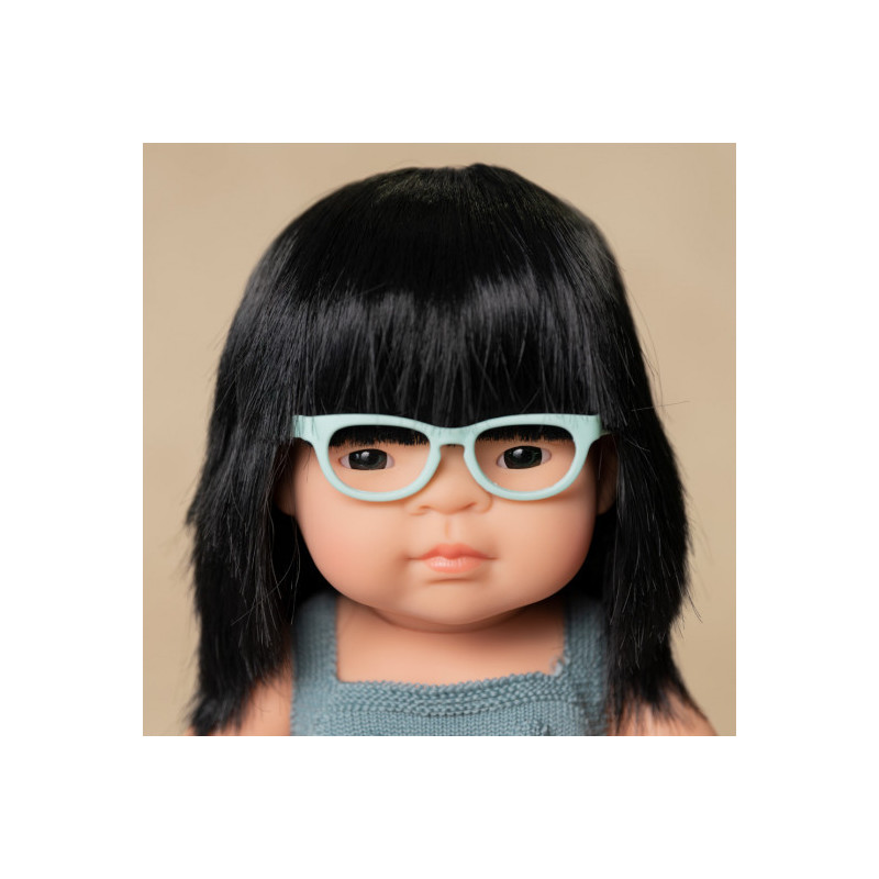 Miniland - Docka Chi med sparkdräkt, 38 cm