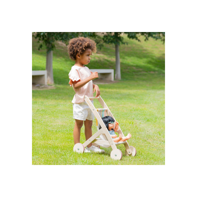 Miniland - Docka Chi med sparkdräkt, 38 cm