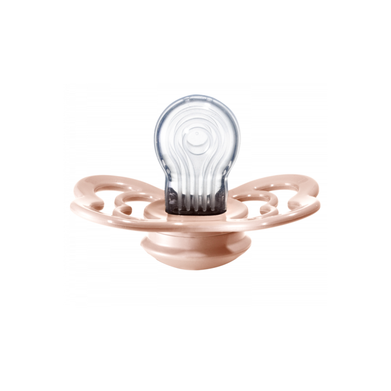 Bibs Napp - Supreme Silikon, Blush (0-6 mån)