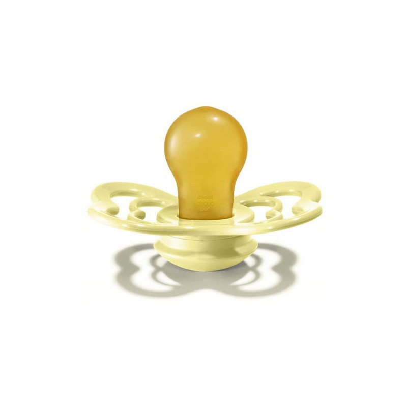 Bibs Napp - Supreme Latex, Sunshine 0-6 mån