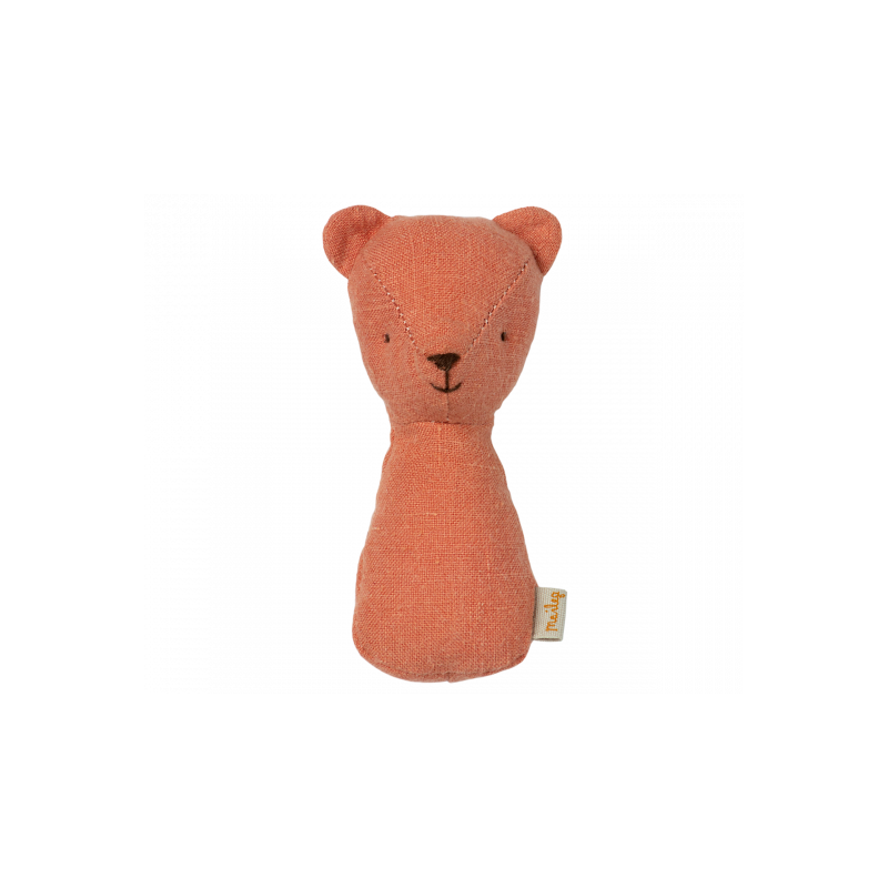 Maileg - Skallra, Teddy Mörkrosa