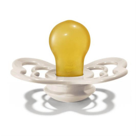 Bibs Napp - Supreme Latex, Ivory, från 6 mån