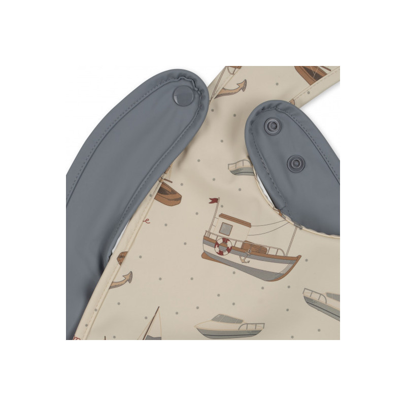 Konges slöjd - 2-pack Haklapp, Sail away