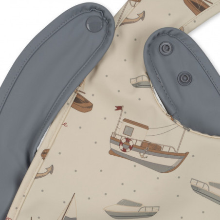 Konges slöjd - 2-pack Haklapp, Sail away