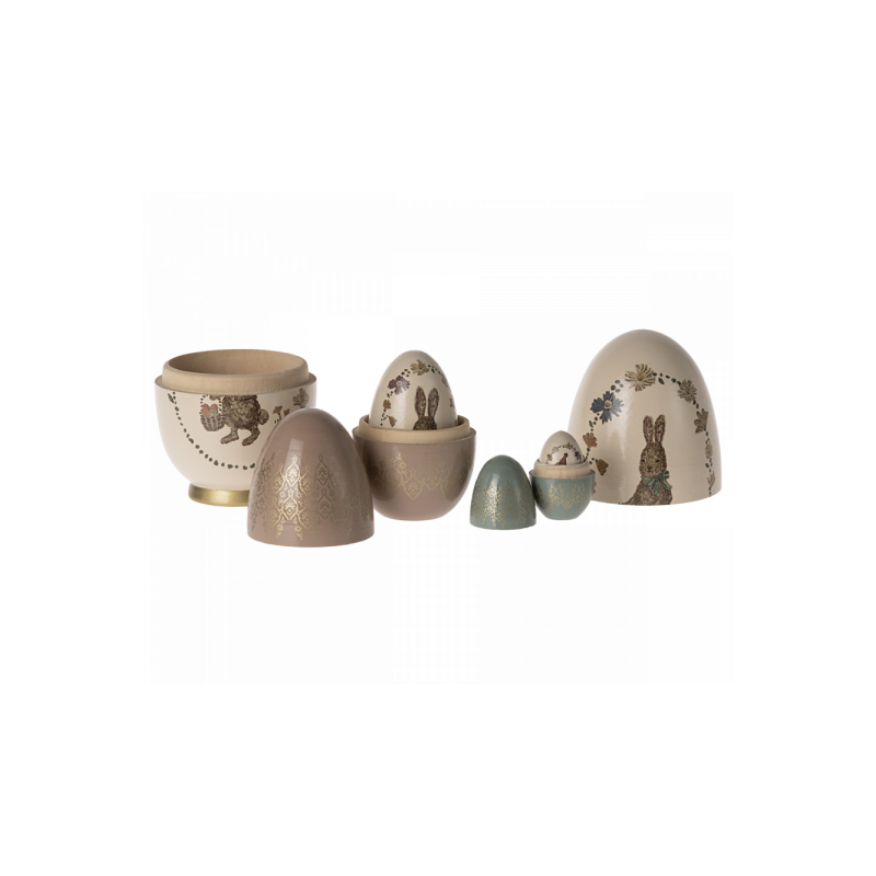 Maileg - Påsk Babushka ägg,  5 st/set