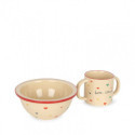 Konges slöjd - Matset, Skål med mugg Bon Coeur