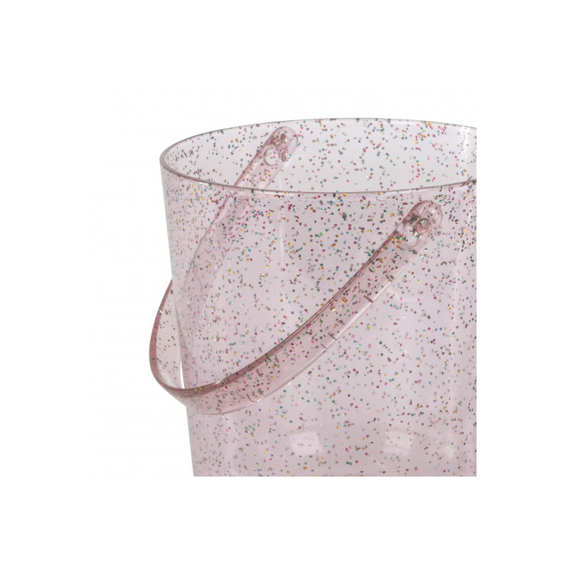 Konges slöjd - Strandset, Hink med spade Glitter