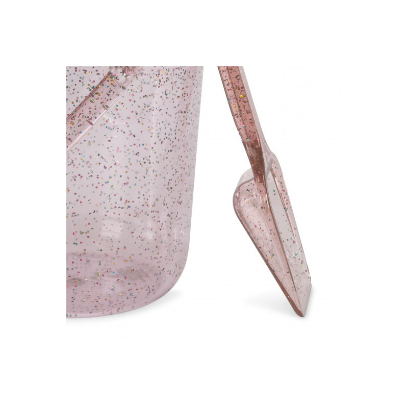 Konges slöjd - Strandset, Hink med spade Glitter