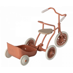 Maileg - Tricycle hanger Mouse, coral