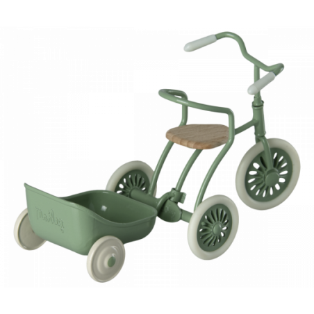 Maileg - Tricycle hanger Mouse, green