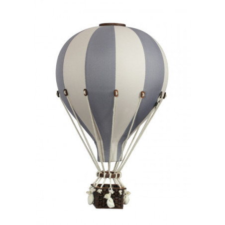 Super Balloon - Luftballong Large, Gräddvit/Mörk grå