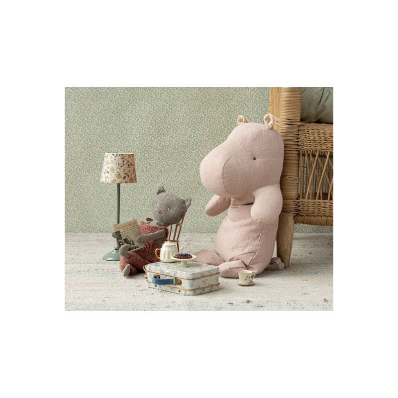 Maileg - Safari friends, Medium hippo - Light rose