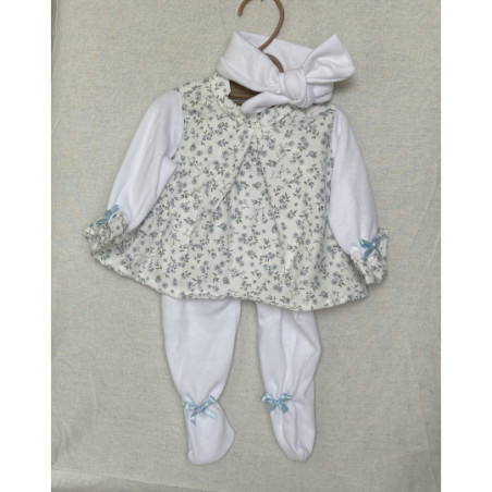 Llorens spansk docka - Kläder - Klänning, små blommor