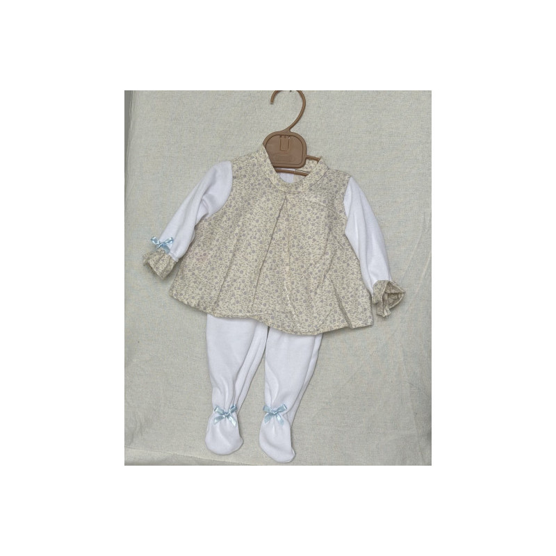 Llorens spansk docka - Kläder - Klänning, lila blommor