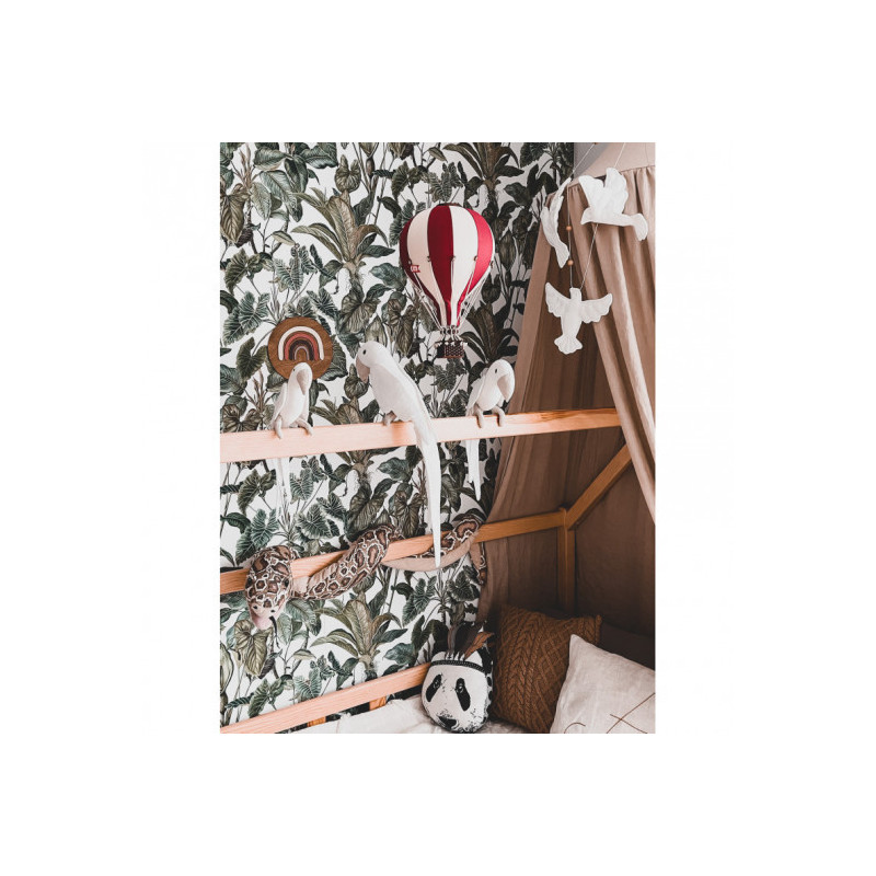 Super Balloon - Luftballong Medium vinröd / gräddvit