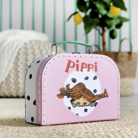 Pippi - Pippi Pappväska, 20 Cm, Rosa