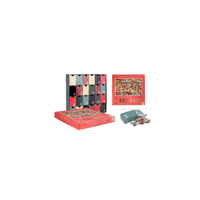 Kunnas Pusselkalender 1008 bitar